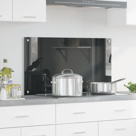 Faldón de Cocina Gris Oscuro 90x50x0,6 cm de Vidrio Templado | Foro24.es | Tu tienda online para hogar, jardín y más Foro24.es
