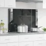 Salpicadero de Cocina Gris Oscuro 90x60x0,6 cm de Vidrio Templado von , Küchengeräte und Utensilien - Ref: Foro24-42001246, P...