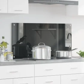 Revestimiento de cocina gris oscuro 100x50x0,6 cm vidrio templado by , Kitchen tools and utensils - Ref: Foro24-42001248, Pri...