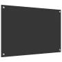Salpicadero de Cocina Gris Oscuro 90x60x0,6 cm de Vidrio Templado von , Küchengeräte und Utensilien - Ref: Foro24-42001246, P...