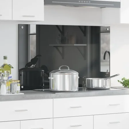 VidaXL Salpicadero de Cocina Gris Oscuro 100x60x0,6 cm Vidrio Templado | Foro24.es | Tu tienda online para hogar, jardín y más Foro24.es