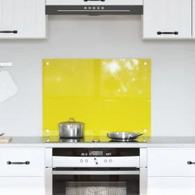 Comprar Salpicadero de cocina amarillo 70x50x0,6