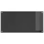 Revestimiento de cocina gris oscuro 100x50x0,6 cm vidrio templado by , Kitchen tools and utensils - Ref: Foro24-42001248, Pri...