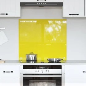 Salpicadero de cocina Amarillo 70x60x0,6 cm
