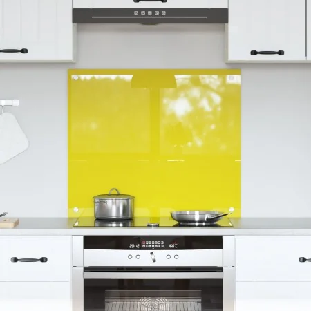 Salpicadero de cocina Amarillo 70x60x0,6 cm Vidrio templado | Foro24.es | Tu tienda online para hogar, jardín y más Foro24.es