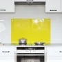 Revestimiento de cocina amarillo 80x50x0,6 cm de vidrio templado | Foro24.es | Tu tienda online para hogar, jardín y más Foro24.es