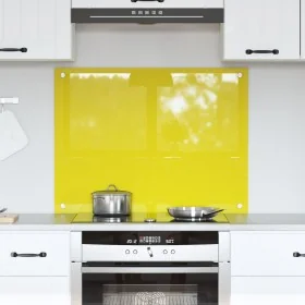 Comprar respaldo de cocina amarillo 80x60x0,6 cm