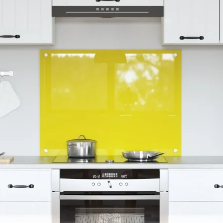 respaldo de cocina amarillo 80x60x0,6 cm vidrio templado | Foro24.es | Tu tienda online para hogar, jardín y más Foro24.es