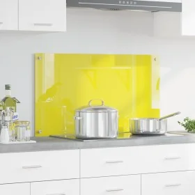 Fondo de cocina Amarillo 90x50x0,6 cm Vidrio