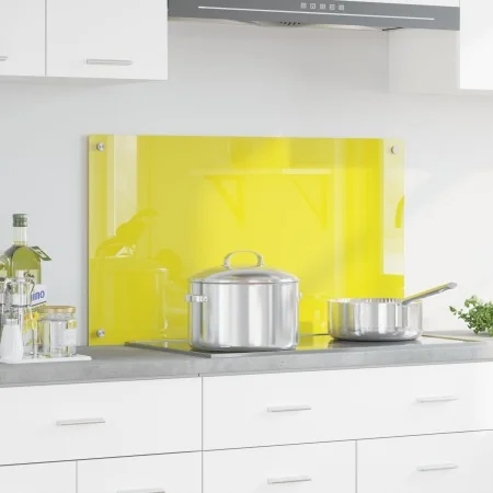 Fondo de cocina Amarillo 90x50x0,6 cm Vidrio templado | Foro24.es | Tu tienda online para hogar, jardín y más Foro24.es