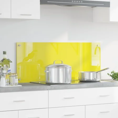 Fondo de cocina Amarillo 100x40x0.6 cm Vidrio templado | Foro24.es | Tu tienda online para hogar, jardín y más Foro24.es