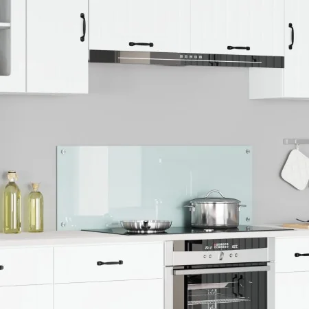 Mesa de Cocina Blanca 110x40x0,6 cm de Vidrio Templado von , Küchengeräte und Utensilien - Ref: Foro24-42001286, Preis: 37,46...