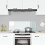 Mesa de Cocina Blanca 110x40x0,6 cm de Vidrio Templado von , Küchengeräte und Utensilien - Ref: Foro24-42001286, Preis: 37,46...