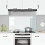 Salpicadero de cocina Blanco 110x60x0,6 cm Vidrio Templado by , Kitchen tools and utensils - Ref: Foro24-42001288, Price: 49,...