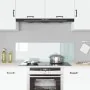 Fondo de cocina Blanco 120x40x0,6 cm en vidrio templado by , Kitchen tools and utensils - Ref: Foro24-42001289, Price: 39,48 ...