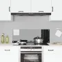 Fondo de cocina Negro 110x40x0,6 cm de vidrio templado | Foro24.es | Tu tienda online para hogar, jardín y más Foro24.es