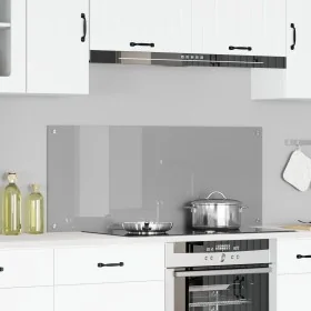 VidaXL Luz de Salpicadero de Cocina Gris Claro 120x50x0,6 cm Vidrio Templado by , Kitchen tools and utensils - Ref: Foro24-42...