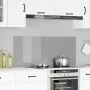 VidaXL Luz de Salpicadero de Cocina Gris Claro 120x50x0,6 cm Vidrio Templado by , Kitchen tools and utensils - Ref: Foro24-42...