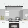 Luz de Salpicadero de Cocina Gris Claro 120x60x0,6 cm Vidrio Templado de , Herramientas y utensilios de cocina - Ref: Foro24-...