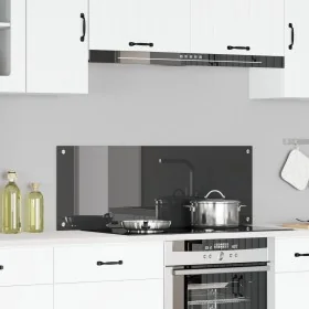 Salpicadero de cocina Gris oscuro 110x40x0,6 cm