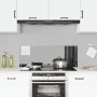 Salpicadero de cocina Gris oscuro 110x40x0,6 cm de Cristal Templado | Foro24.es | Tu tienda online para hogar, jardín y más Foro24.es