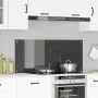 Respaldo de cocina gris oscuro 120x50x0,6 cm de cristal templado | Foro24.es | Tu tienda online para hogar, jardín y más Foro24.es