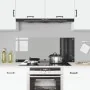 Respaldo de cocina gris oscuro 120x50x0,6 cm de cristal templado | Foro24.es | Tu tienda online para hogar, jardín y más Foro24.es