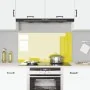 Salpicadero de cocina amarillo 110x60x0,6 cm de vidrio templado | Foro24.es | Tu tienda online para hogar, jardín y más Foro24.es