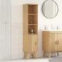 gabinete de baño marrón 35x30x159 cm de madera maciza de pino | Foro24.es | Tu tienda online para hogar, jardín y más Foro24.es