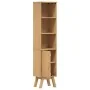 gabinete de baño marrón 35x30x159 cm de madera maciza de pino | Foro24.es | Tu tienda online para hogar, jardín y más Foro24.es