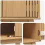 Gabinete base para fregadero 114x43x73,5 cm Madera maciza de pino de , Muebles de baño - Ref: Foro24-42001360, Precio: 85,83 ...