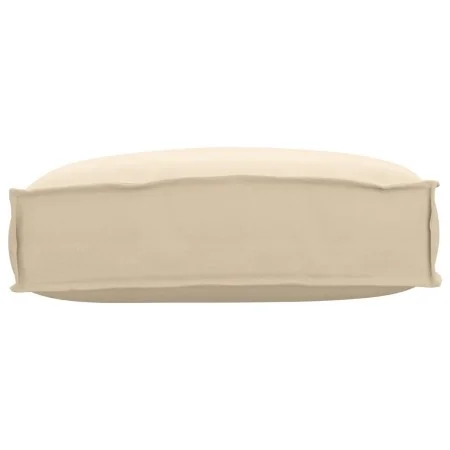 Cojín para Exterior Beige Algodón Mediano Fundas Removibles by , Cushions for chairs and sofas - Ref: Foro24-42001461, Price:...