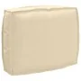 Cojín para Exterior Beige Algodón Mediano Fundas Removibles by , Cushions for chairs and sofas - Ref: Foro24-42001461, Price:...
