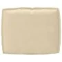 Cojín para Exterior Beige Algodón Mediano Fundas Removibles by , Cushions for chairs and sofas - Ref: Foro24-42001461, Price:...