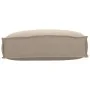 Cojín Exterior Taupe Poliéster 50 x 40 x 12 cm Cojín de Sofá by , Cushions for chairs and sofas - Ref: Foro24-42001463, Price...