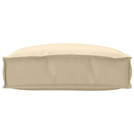 Cojín de Exterior Beige Poliéster 50 cm x 50 cm Reversible by , Cushions for chairs and sofas - Ref: Foro24-42001471, Price: ...