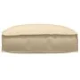 Cojín de Exterior Beige Poliéster 50 cm x 50 cm Reversible by , Cushions for chairs and sofas - Ref: Foro24-42001471, Price: ...