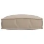 Cojín de exterior vitaXL Taupe Poliéster Estándar Duradero von , Kissen für Stühle und Sofas - Ref: Foro24-42001473, Preis: 2...