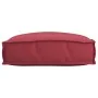 Cojín de palet para asiento rojo vino 50x50x12 cm tela Oxford von , Kissen für Stühle und Sofas - Ref: Foro24-42001474, Preis...