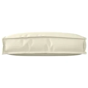 Cojín de Exterior Crema Poliéster 60 x 40 x 12 cm by , Cushions for chairs and sofas - Ref: Foro24-42001480, Price: 23,70 €, ...