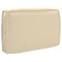 Cojín Exterior Beige Algodón Mediano Fundas Removibles | Foro24.es | Tu tienda online para hogar, jardín y más Foro24.es