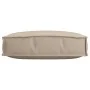 Cojín de Palet para asiento Taupe 60x60x12 cm de tela Oxford de , Cojines para sillas y sofás - Ref: Foro24-42001493, Precio:...