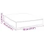 Cojín para Pallet para Asiento Antracita 70x70x12 cm Tejido Oxford von , Kissen für Stühle und Sofas - Ref: Foro24-42001498, ...