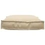 Cojín de Palé para Asiento Beige 70x70x12 cm Fabric Oxford de , Cojines para sillas y sofás - Ref: Foro24-42001501, Precio: 3...