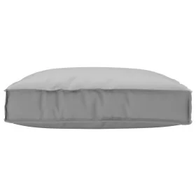 Cojín de Palet para Asiento Gris 80x80x12 cm