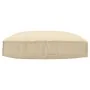 Cojín de palet para asiento beige 80x80x12 cm Tela Oxford | Foro24.es | Tu tienda online para hogar, jardín y más Foro24.es
