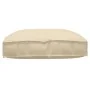 Cojín de palet para asiento beige 80x80x12 cm Tela Oxford | Foro24.es | Tu tienda online para hogar, jardín y más Foro24.es