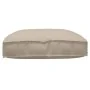 Cojín de Pallet para Asiento Taupe 80x80x12 cm Tela Oxford by , Cushions for chairs and sofas - Ref: Foro24-42001513, Price: ...