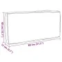 Cojines Patrón de hojas Poliéster 80 x 12 x 40 cm von , Kissen für Stühle und Sofas - Ref: Foro24-42001536, Preis: 27,09 €, R...