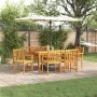 Juego de Comedor de Jardín de 7 Piezas de Madera Sólida de Acacia von , Gartentische - Ref: Foro24-3375638, Preis: 675,83 €, ...